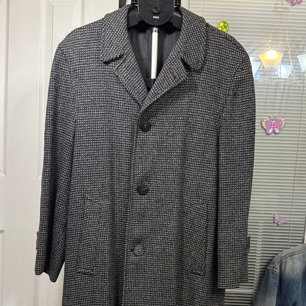 Stylish Black and Gray Coat
